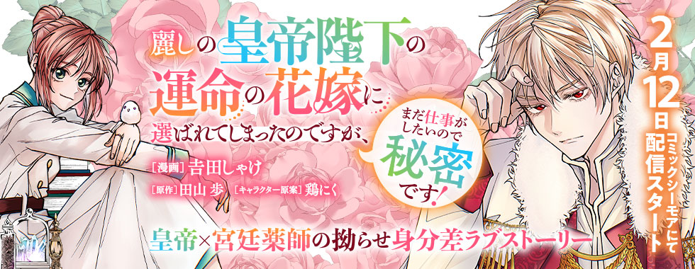 麗しの皇帝陛下の運命の花嫁に選ばれてしまったのですが、まだ仕事がしたいので秘密です！